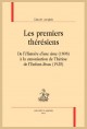 LES PREMIERS THÉRÉSIENS
