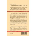 DE LA PENITANCE D'ADAM