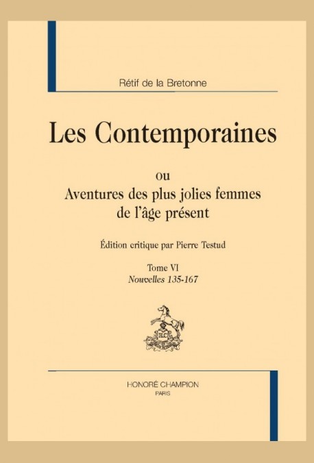 LES CONTEMPORAINES. TOME VI. NOUVELLES 135-167