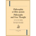PHILOSOPHIE ET LIBRE PENSÉE. PHILOSOPHY AND FREE THOUGHT