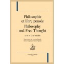 PHILOSOPHIE ET LIBRE PENSÉE. PHILOSOPHY AND FREE THOUGHT