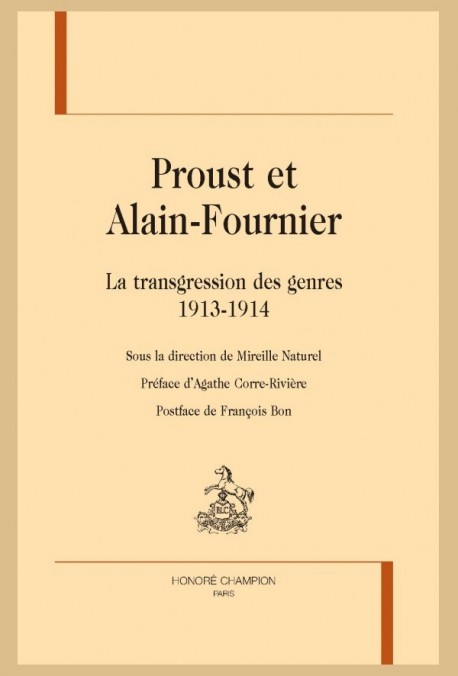 PROUST ET ALAIN-FOURNIER