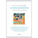 LE GOÛT DE L'ÉCRITURE