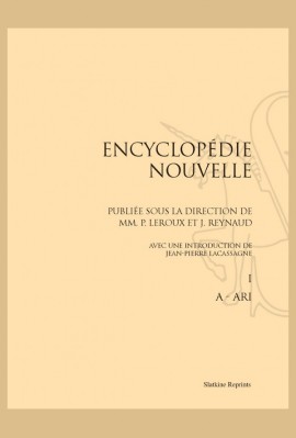 ENCYCLOPEDIE NOUVELLE