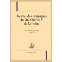 JOURNAL DES CAMPAGNES DU DUC CHARLES V DE LORRAINE
