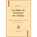 LES RUINES DE PORT-ROYAL DES CHAMPS