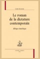 LE ROMAN DE LA DICTATURE CONTEMPORAIN
