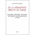 DE LA DÉMOCRATIE DIRECTE EN SUISSE