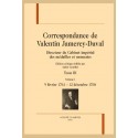 CORRESPONDANCE DE VALENTIN JAMEREY-DUVAL. BIBLIOTHÉCAIRE DES DUCS DE LORRAINE. TOME III