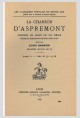 LA CHANSON D'ASPREMONT. TOME II. CHANSON DE GESTE DU XIIE SIECLE.