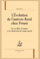 L'ÉVOLUTION DE L'UNIVERS FLORAL CHEZ PROUST