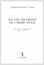 LES LOIS NATURELLES DE L'ORDRE SOCIAL