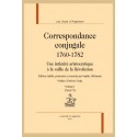 CORRESPONDANCE CONJUGALE (1760-1782)