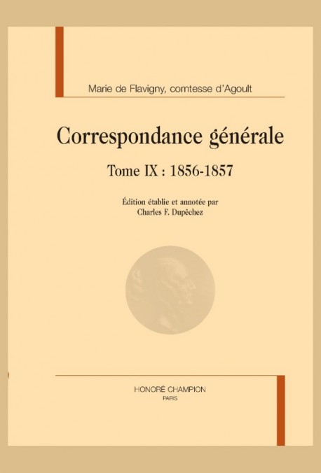 CORRESPONDANCE GÉNÉRALE, TOME IX : 1856-1857