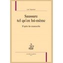 SAUSSURE TEL QU'EN LUI-MÊME