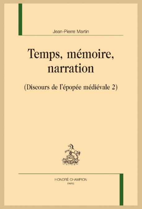 TEMPS, MÉMOIRE, NARRATION