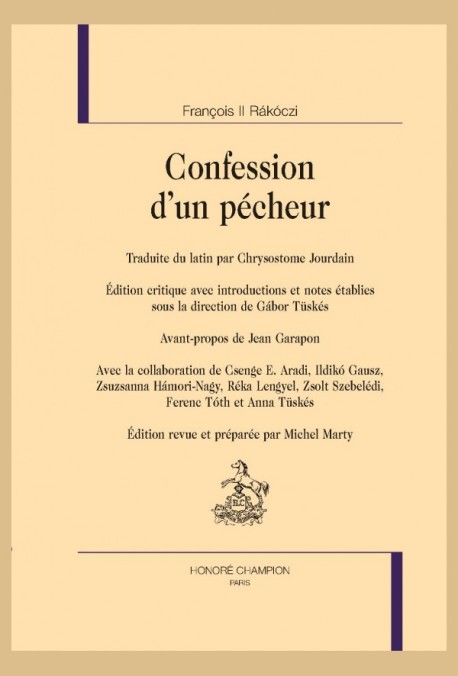 CONFESSION D'UN PÉCHEUR