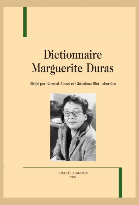 DICTIONNAIRE MARGUERITE DURAS