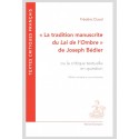 "LA TRADITION MANUSCRITE DU LAI DE L'OMBRE" DE JOSEPH BÉDIER