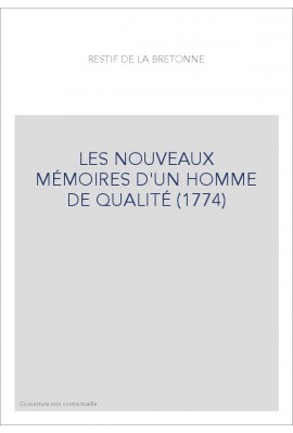 LES NOUVEAUX MÉMOIRES D'UN HOMME DE QUALITÉ (1774)