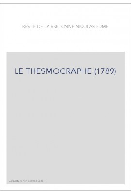 LE THESMOGRAPHE (1789)