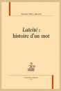 LAÏCITÉ : HISTOIRE D'UN MOT