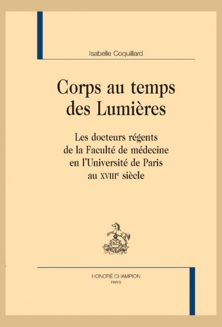 CORPS AUX TEMPS DES LUMIÈRES