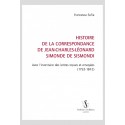 HISTOIRE DE LA CORRESPONDANCE DE JEAN-CHARLES-LÉONARD SISMONDE DE SISMONDI