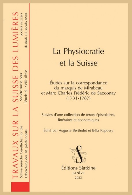 LA PHYSIOCRATIE ET LA SUISSE