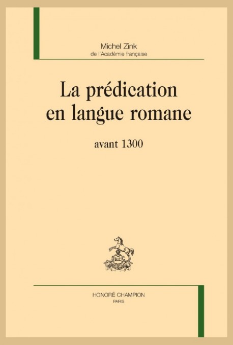 LA PRÉDICATION EN LANGUE ROMANE