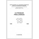LE FRANÇAIS PRÉCLASSIQUE 13