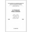 LE FRANÇAIS PRÉCLASSIQUE 20