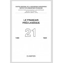 LE FRANÇAIS PRÉCLASSIQUE 21