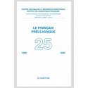 LE FRANÇAIS PRÉCLASSIQUE 25