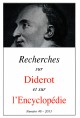 RECHERCHES SUR DIDEROT ET SUR L'ENCYCLOPÉDIE 48 - 2013