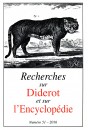 RECHERCHES SUR DIDEROT ET SUR L'ENCYCLOPÉDIE 51 - 2016
