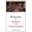 RECHERCHES SUR DIDEROT ET SUR L'ENCYCLOPÉDIE 56- 2021