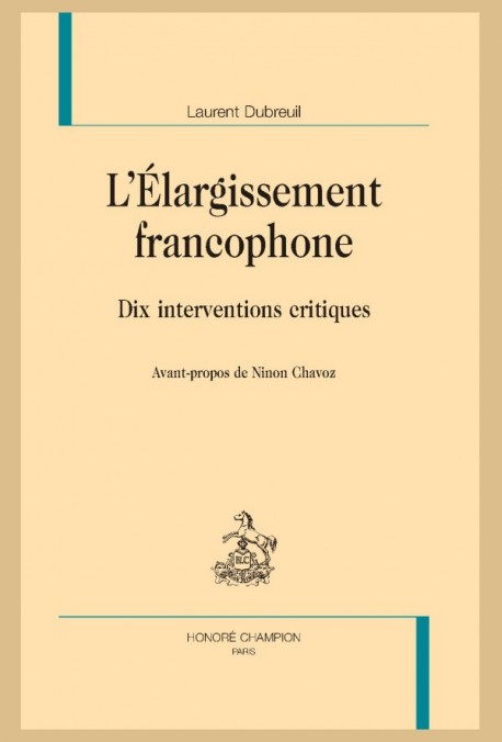 L'ÉLARGISSEMENT FRANCOPHONE