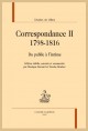 CORRESPONDANCE, TOME 2 : 1798-1816