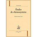 ÉTUDES DE CHRONOSYNTAXE