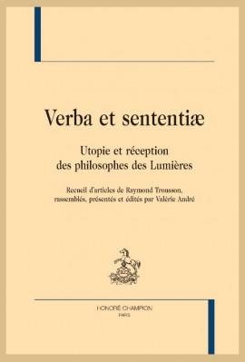 VERBA ET SENTENTIÆ