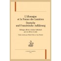 L'ALLEMAGNE ET LA FRANCE DES LUMIÈRES - DEUTSCHE UND FRANZÖSISCHE AUFKLÄRUNG