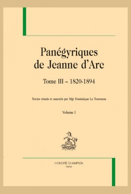 PANÉGYRIQUES DE JEANNE D'ARC