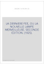 LA DERNIÈRE FÉE, OU LA NOUVELLE LAMPE MERVEILLEUSE (1825).