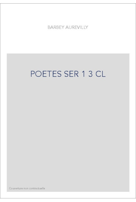 LES OEUVRES ET LES HOMMES. SERIE I. VOLUME 3. (1860-1909).