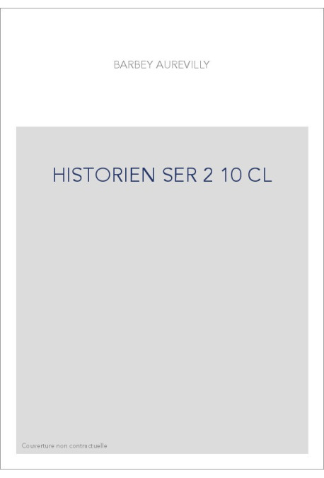 LES OEUVRES ET LES HOMMES. SERIE II. VOLUME 10.        (1860-1909)