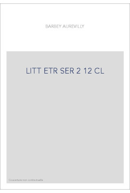 LES OEUVRES ET LES HOMMES. SERIE II. VOLUME 12. (1860-1909).