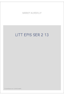 LES OEUVRES ET LES HOMMES. SERIE II. VOLUME 13. (1860-1909).