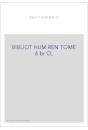 BIBLIOTHEQUE D HUMANISME T 6