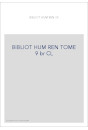 BIBLIOTHEQUE D HUMANISME T 9